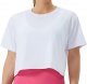 Women's Workout Cropped Loose Yoga Running T-Shirt