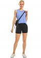 Women's Sports Vest Cool Dry Sleeveless Loose Shirt Running Sports Tops